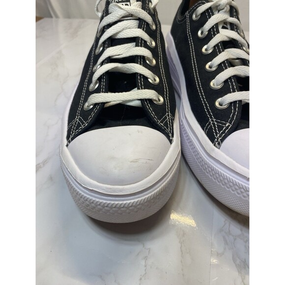Converse Chuck Taylor All Star Move Platform Ox Size 11 Black - Picture 4 of 9